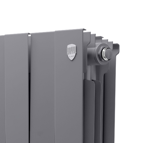 Радиатор биметаллический Royal Thermo PianoForte 500 серебристый - 10 секц.