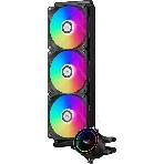 Система жидкостного охлаждения PcCooler DA360 BK ARGb Soc-AM5/AM4/1200/1700/1851 черный 4-pin Al 300W Ret (DA360-BKAWXX-GL)