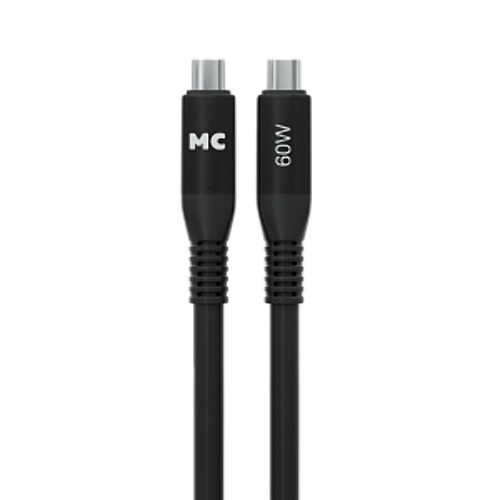 Дата-кабель MORE CHOICE (4620202554529) K83aa USB 3.0A PD 60W для Type-C Type-C - 1 м, черный