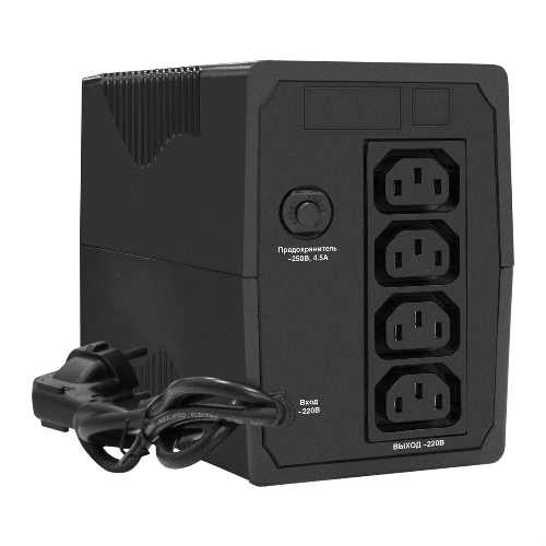 Источник бесперебойного питания ExeGate Power Smart ULB-650.LCD.AVR.4C13 650VA/360W, LCD, AVR, 4*C13, черный
