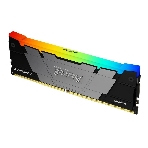 Оперативная память Kingston Fury Beast, DDR4, 32Gb (1x32Gb), 3600MHz, CL18, DIMM, с радиатором, RGB, черный