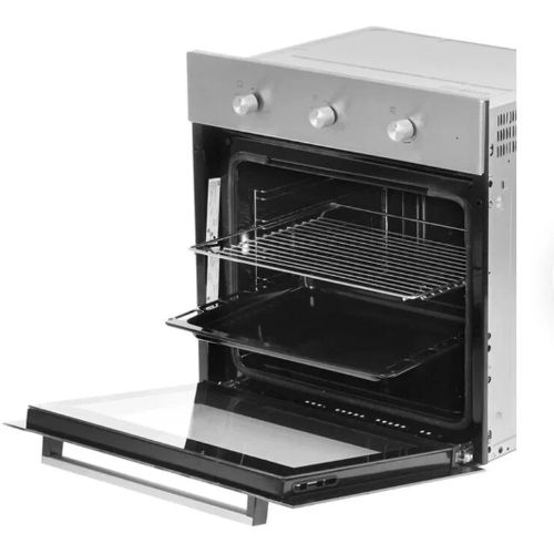 Газовый духовой шкаф Beko BBIGT21100X с откидным электрическим грилем; автоматический электроподжиг; поворотные переключатели; металлические направляющие; объем - 72л; 3 стекла дверцы; 1 решетка; 1 противень; вертел. Цвет нержавеющая сталь; Материал панели управления Металл	нержавеющая сталь