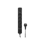 Сетевой фильтр Гарнизон 2.0 Мультипорт EPS-4-U3-B-2, 4 р, 10А, 3xUSB, 2 м, ур.защиты 2+, черный, пакет