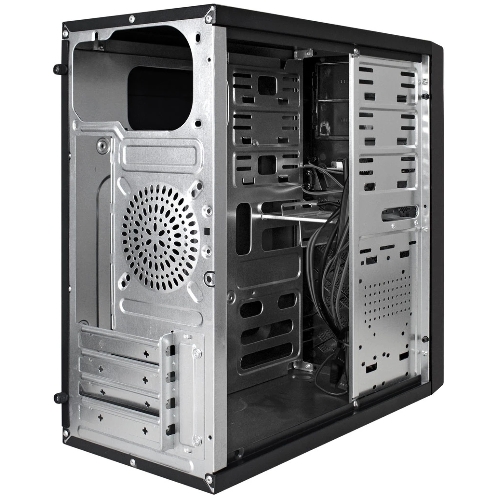 Компьютерный корпус Minitower ExeGate BA-203U-UNS500 (mATX, БП UNS500 с вент. 12см, 3хUSB+1хUSB 3.0, аудио, черный)