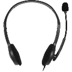 Гарнитура Logitech H111 чёрный, проводная, 3.5 мм