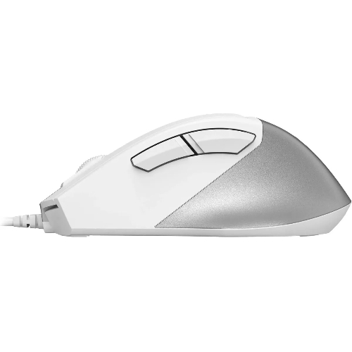 Мышь проводная A4Tech Fstyler FM45S Air белый/серебристый, 2400 dpi, USB, кнопки - 7