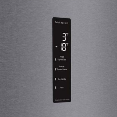 Холодильник LG GA-B509CLSL графитовый двухкамерный 277/107л морозилка снизу, No Frost