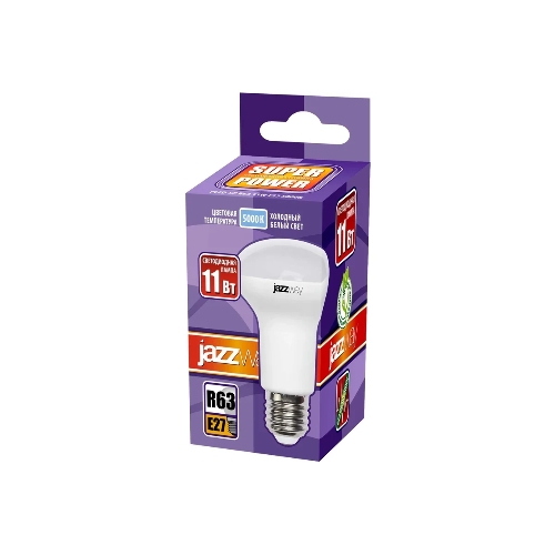 Лампа светодиодная JazzWay PLED-SP R63 11Вт 5000К холодный белый E27 820лм 230В