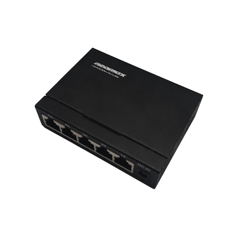 Коммутатор неуправляемый NEOMAX NMS-105P-1000-S, 5 портов 1000 Mbps, металл