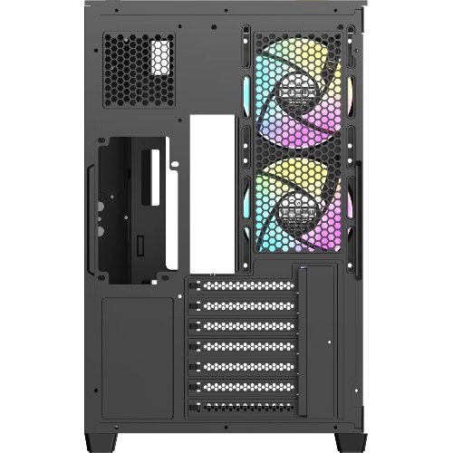 Корпус Ocypus Delta C74 ARGB Black, Midi-Tower, чёрный, 2 x 120 мм