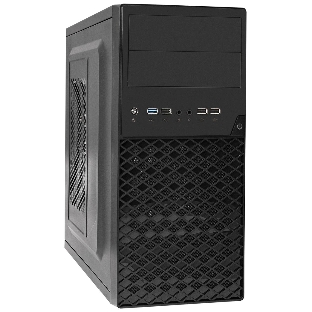 Компьютерный корпус Minitower ExeGate BA-203U-UNS500 (mATX, БП UNS500 с вент. 12см, 3хUSB+1хUSB 3.0, аудио, черный)