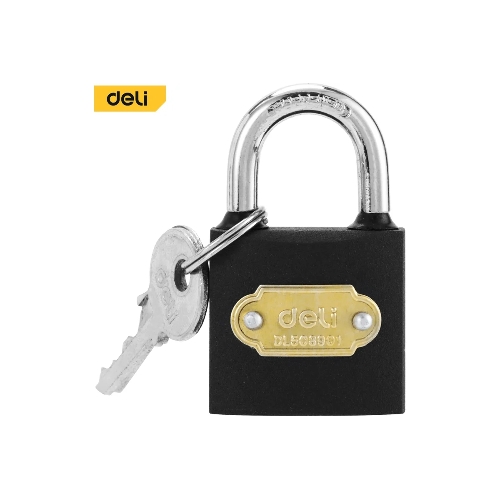 Замок навесной Deli DL508901 стальной, 32мм