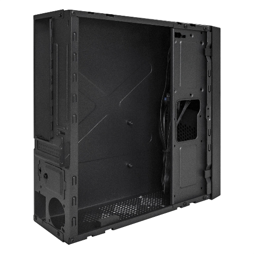 Компьютерный корпус Desktop ExeGate EX291267RUS MI-301U (mATX/mini-ITX, без БП, 1*USB+1*USB 3.0, аудио, черный)