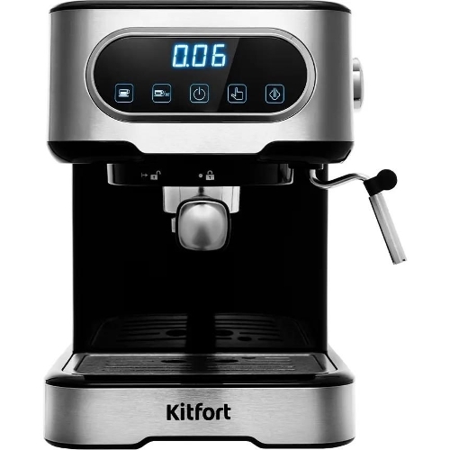 Кофеварка капельная Kitfort KT-765 1100Вт серебристый/черный