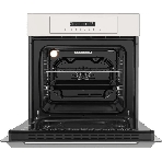 Шкаф духовой электрический Maunfeld AEOD60103BG, 60л, дверца с 3 стеклами, бежевый