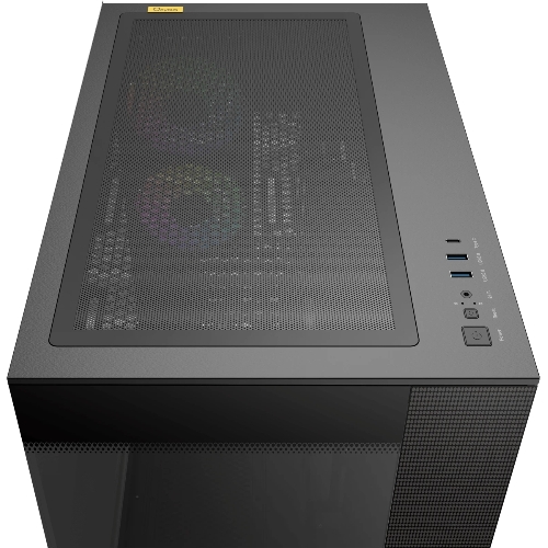 Корпус Ocypus Delta C74 ARGB Black, Midi-Tower, чёрный, 2 x 120 мм