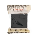 Выключатель 2-клав. LETO черный бархат LEZARD 752-4200-101