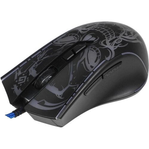 Мышь проводная Defender Bulletstorm GM-928 черный, 7200 dpi, USB, кнопки - 7