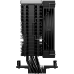 Кулер для процессора DEEPCOOL AK400 G2 LGA1851/1700/1200/115X/AM5/AM4 (12шт/кор, TDP 220W, PWM, Fan 120мм, 4 тепл. Трубки, Wood-grain top cover, черный) RET (R-AK400G2-BKNNMN-GJD)