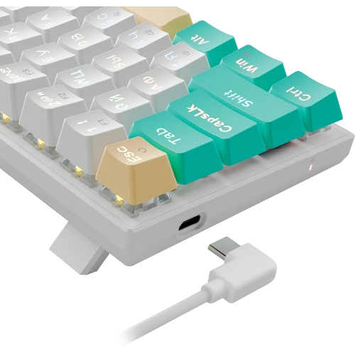 Клавиатура Defender Vexx Pro GK-084 проводная, USB Type-A, белый