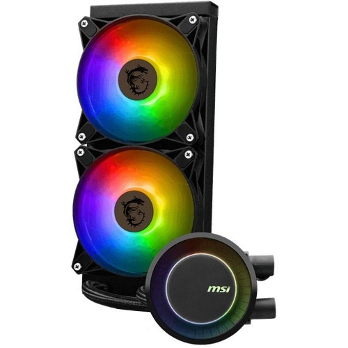 Система жидкостного охлаждения MSI MAG CORELIQUID E240 2x ARGB Fan LGA 1200/1700 AM5/AM4 (306-7ZW5E17-C24)
