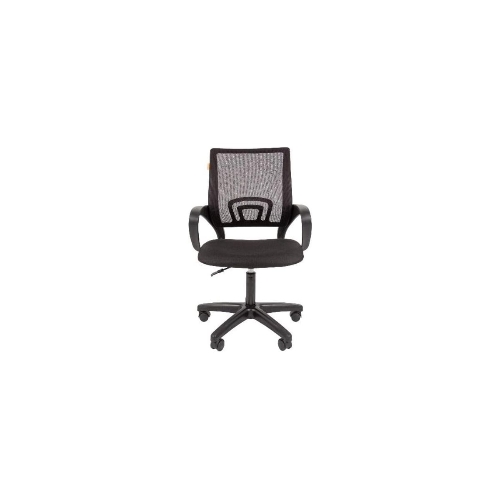 Кресло Chairman 696 TW-01 черный, ткань, 120 кг, механизм качания