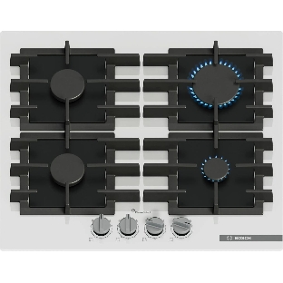 Газовая варочная панель Bosch PPP6A2I40R белый