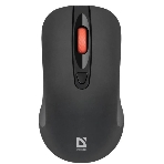 Мышь беспроводная Defender Nexus MS-195 черный, 1600 dpi, радиоканал, USB, кнопки - 4