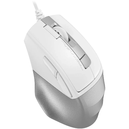 Мышь проводная A4Tech Fstyler FM45S Air белый/серебристый, 2400 dpi, USB, кнопки - 7