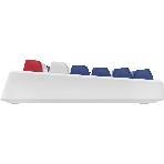 Клавиатура Oklick 725G проводная, USB Type-A, белый/красный