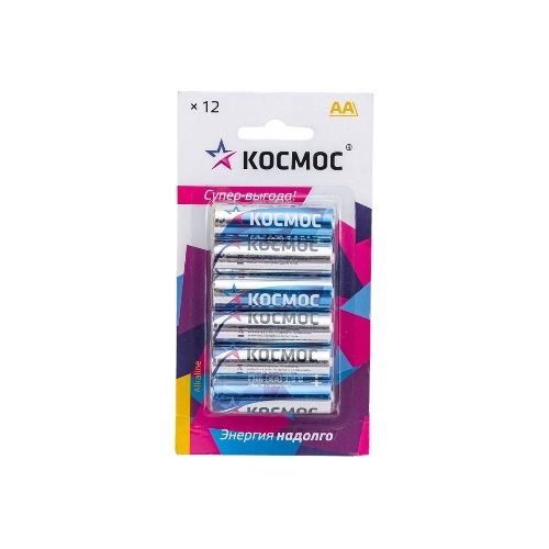 Элемент питания Космос алкалиновый AA/LR06 BP-12 (блист.12шт)