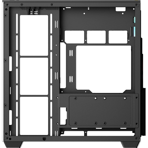 Корпус Ocypus Delta C74 ARGB Black, Midi-Tower, чёрный, 2 x 120 мм