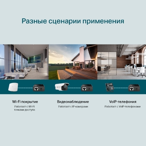 Адаптер инжектор TP-Link SMB TL-PoE150S PoE