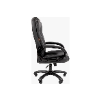 Кресло Chairman 600 черный, экокожа, 120 кг