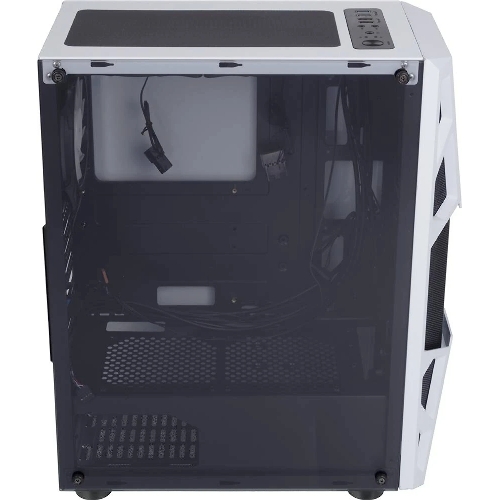 Компьютерный корпус AeroCool/Formula CL-3303W RGb белый без БП ATX 6x120мм 2xUSB 2.0 1xUSB 3.0 audio bott PSU