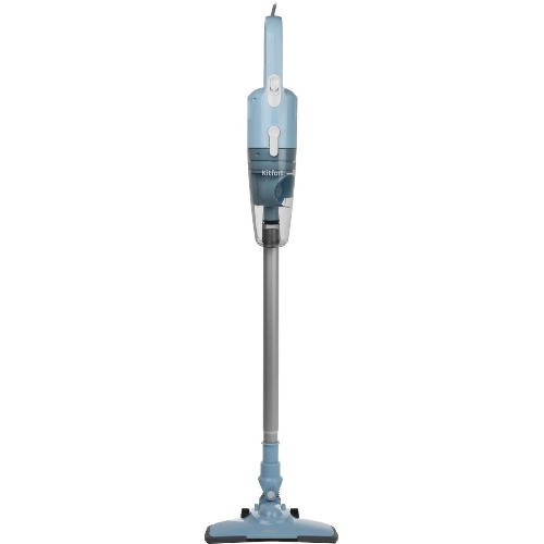 Пылесос вертикальный Kitfort KT-586-2 голубой, питание от сети, 400 Вт, уборка сухая, пылесборник 1,2 л