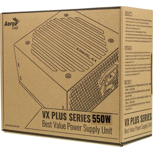 Блок питания Aerocool/Formula VX-550 PLUS, 550Вт 120мм, черный