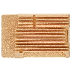Корпус Qumo Aluminum case without fan, Raspberry Pi 3, gold(RS025)
