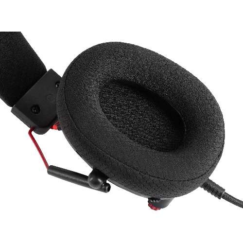 Гарнитура Oklick HS-L305G чёрный, проводная, USB, подсветка