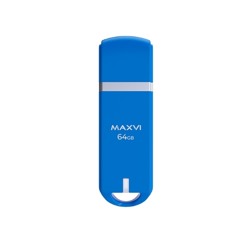 Флешка USB Maxvi P3 64GB sky blue (FD64GBUSB20C10P3)