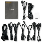 Блок питания Power Supply HSPD, 850W 80 PLUS Gold (ATX, 2.52, Full modular, 1x24(20+4)pin 600мм, 2xCPU 8(4+4)pin 700мм, 2xPCIe*2 8(6+2)pin 600+150мм, 2xSATA*3 500+150+150мм, 1xMOLEX*3 500+150+150мм, Active, 120x120мм, 150x140x86мм, APFC, OVP, OPP, SCP, UVP, OCP, OTP, NLO, SIP, black)
