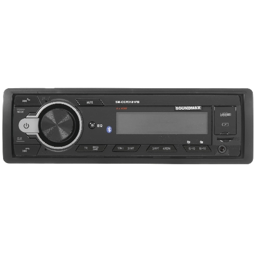 Автомагнитола Soundmax SM-CCR3181FB, 1 DIN, Bluetooth, USB Type-A, AUX