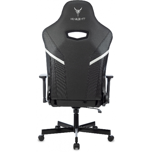 Кресло Knight Thunder 5X черный, экокожа, 120 кг, механизм качания