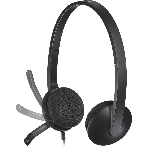 Гарнитура Logitech H340 чёрный, проводная, USB