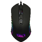 Комплект клавиатура+мышь Qumo Wartime проводной, USB, 3200 DPI, чёрный