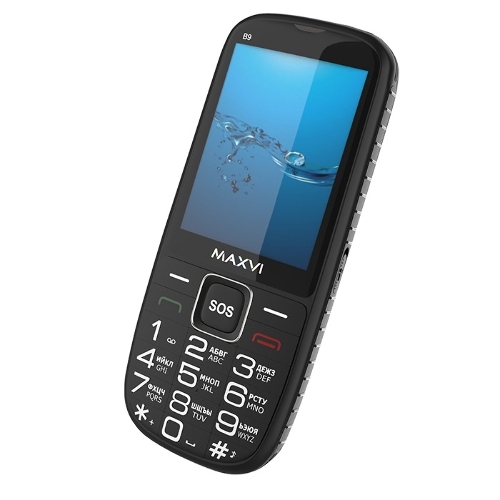 Мобильный телефон Maxvi B9 черный