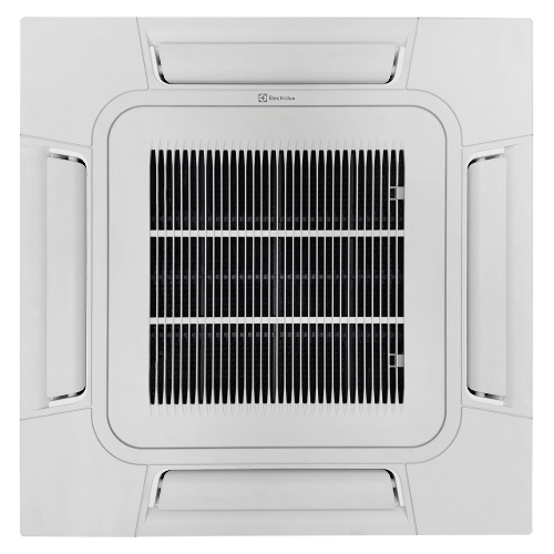 Кондиционер кассетный Electrolux ESVMC4/C-SF-22S с панелью инвертор, 7500 BTU, 22 м², 28 дБ, охлаждение, обогрев, осушение, белый