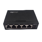 Коммутатор неуправляемый NEOMAX NMS-105P-1000-S, 5 портов 1000 Mbps, металл