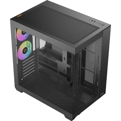 Корпус Ocypus Delta C74 ARGB Black, Midi-Tower, чёрный, 2 x 120 мм