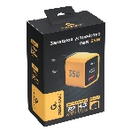 Сетевое зарядное устройство с дисплеем Cablexpert MP3A-PC-53, 35Вт GaN, QC3.0/PD3.0, 1хUSB, 1хType-C, желтый, коробка